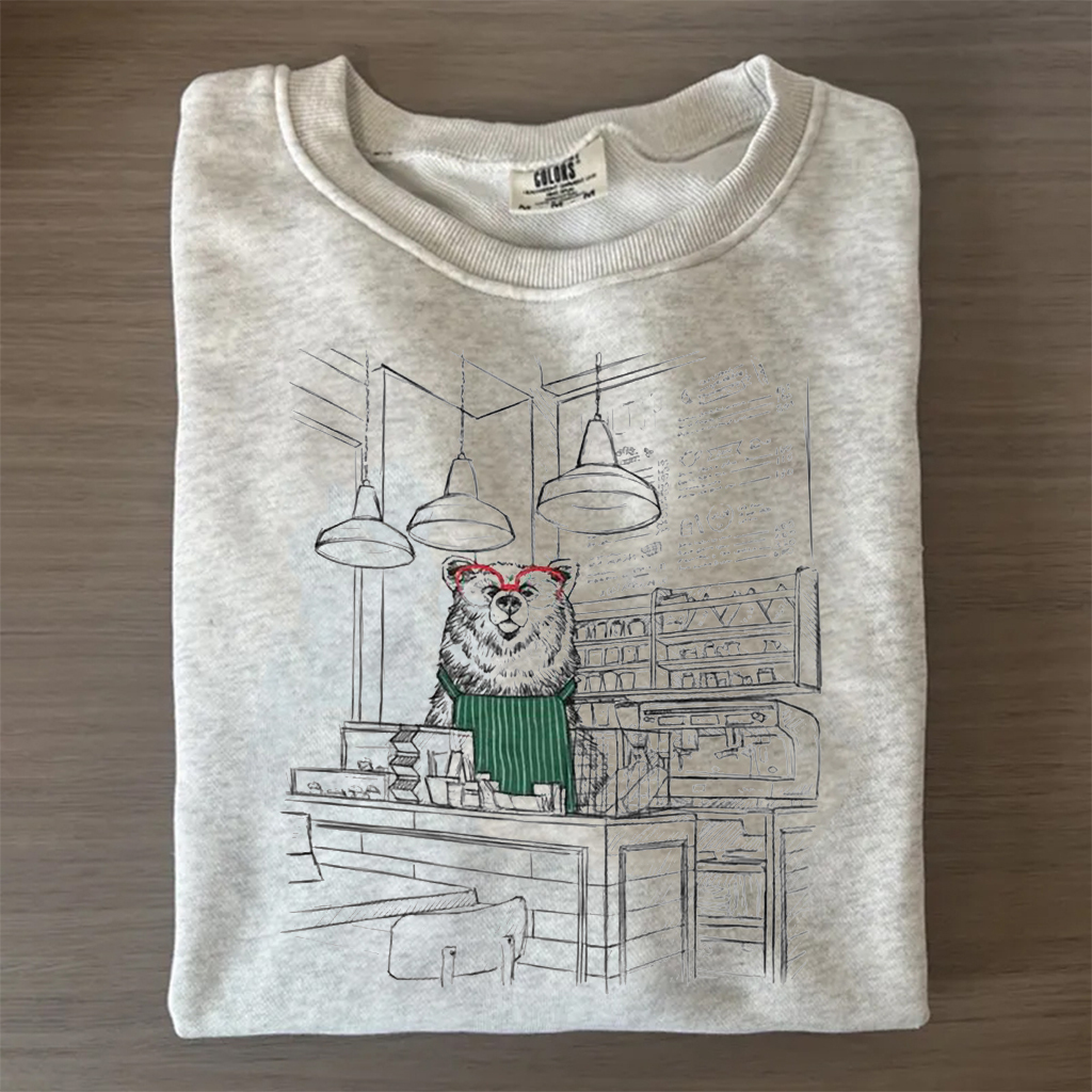 Barista Cute Wildlife Shirt/Sweatshirt-Magmoo