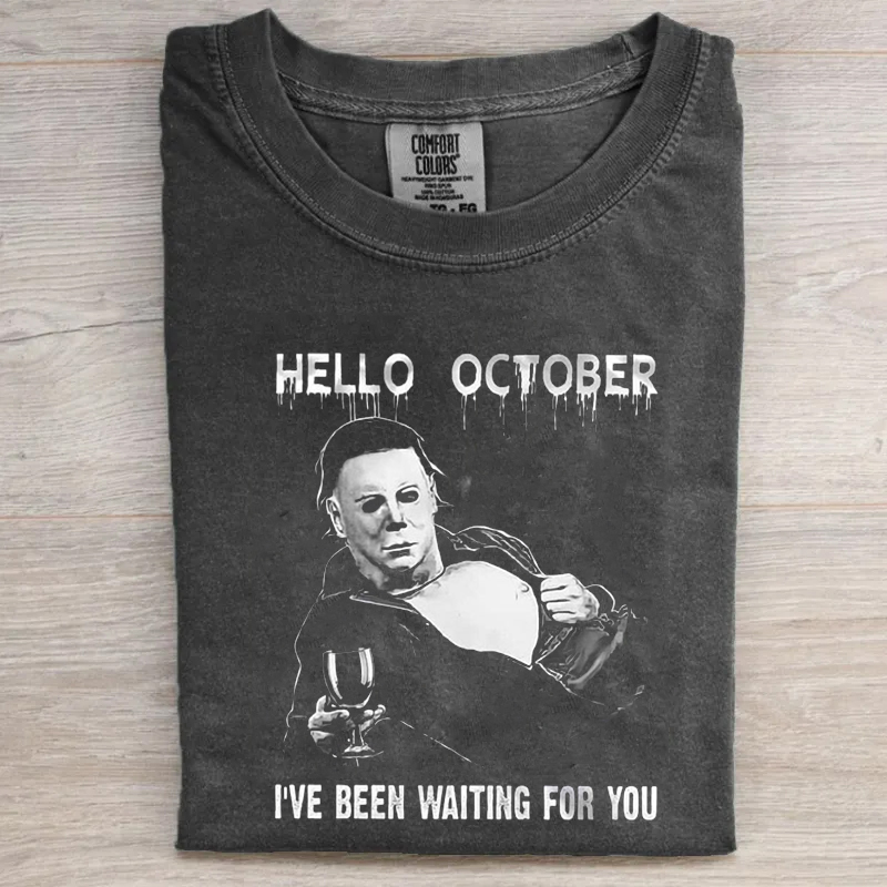 Vintage Halloween Graphic T-shirt-Magmoo