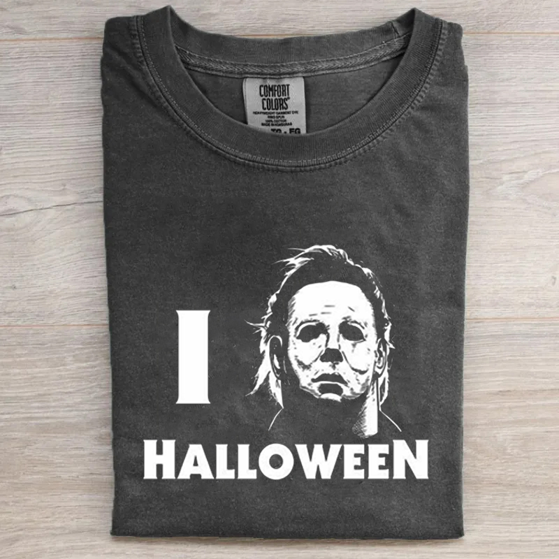Vintage Halloween Graphic T-shirt-Magmoo