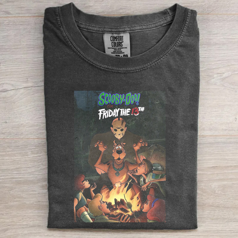 Vintage Halloween Graphic T-shirt-Magmoo
