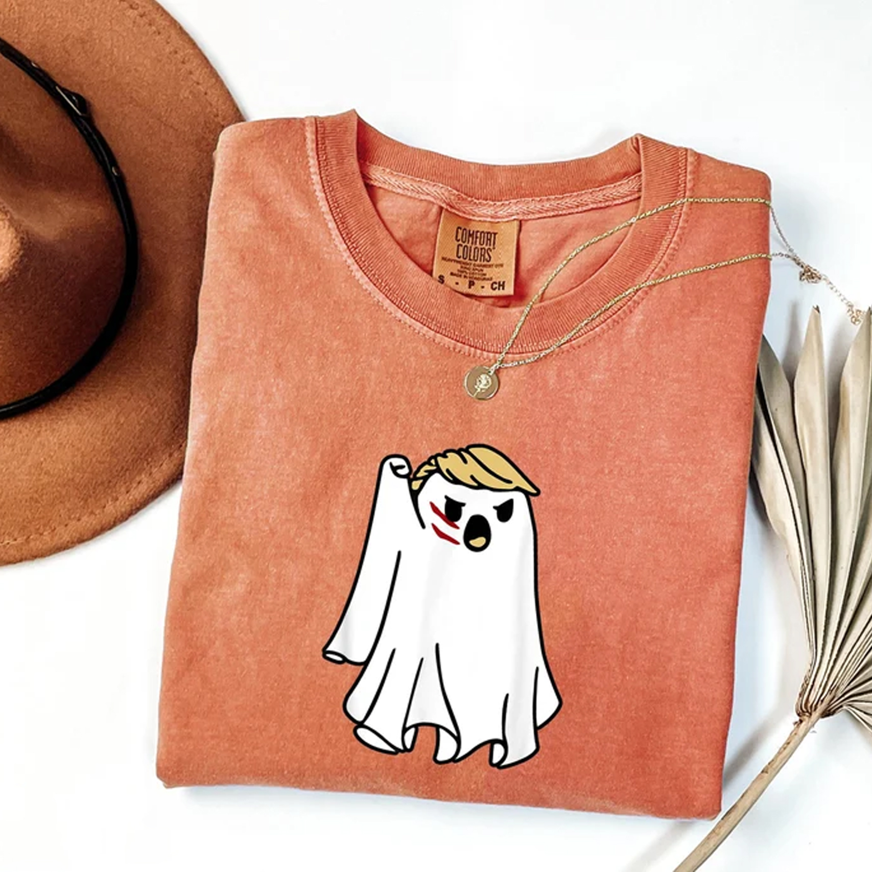 Comfort Colors Halloween Fight Ghost T-shirt-Magmoo