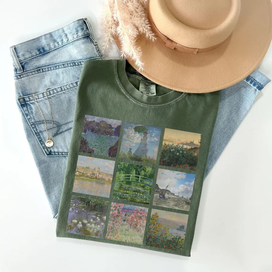 Famous Painting Grid Tee