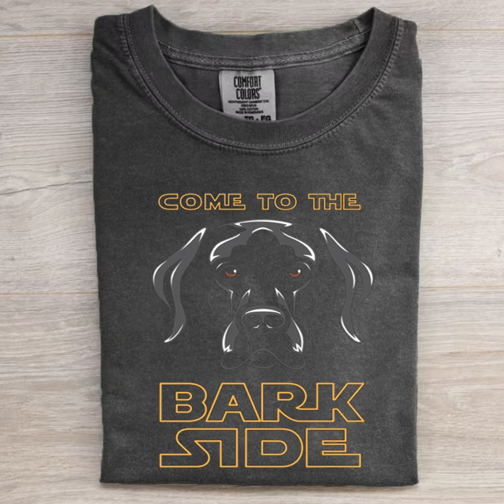 Bark Side Black Youth T-Shirt-Magmoo