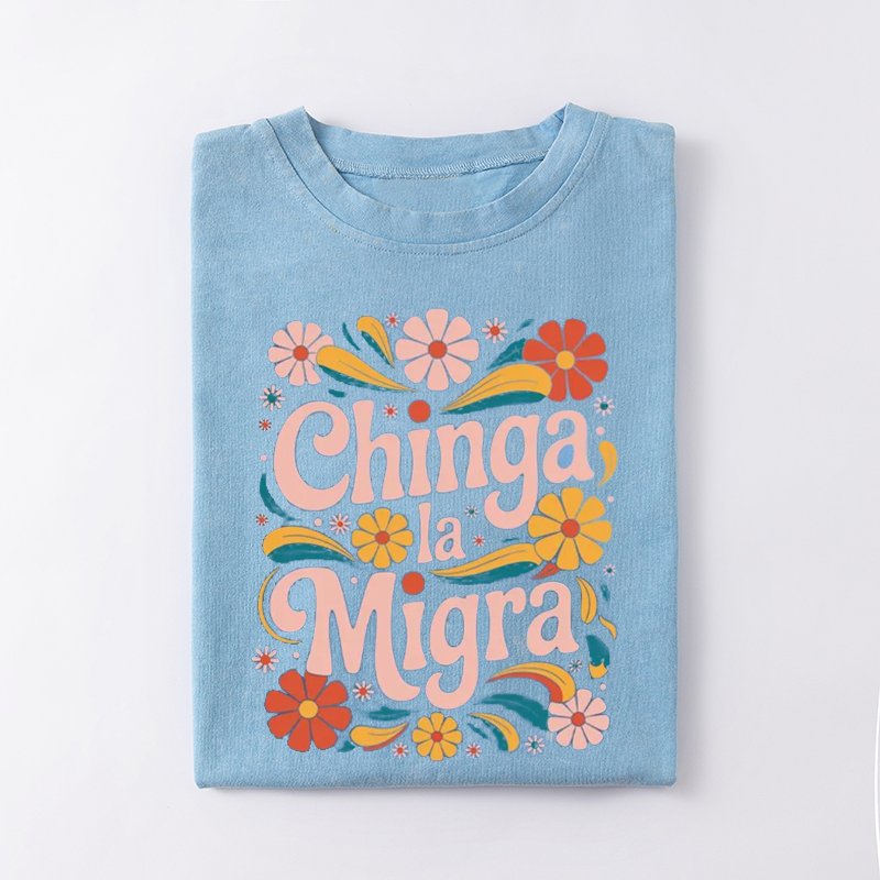 Chinga La Migra T-shirt-Magmoo