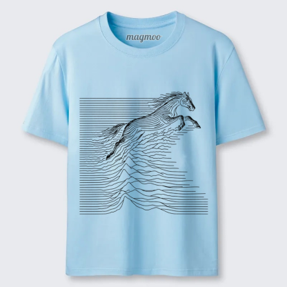 Magmoo Line Art Stallion T-shirt