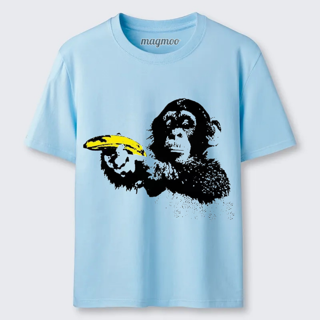 Magmoo Banana Gun Chimp T-shirt