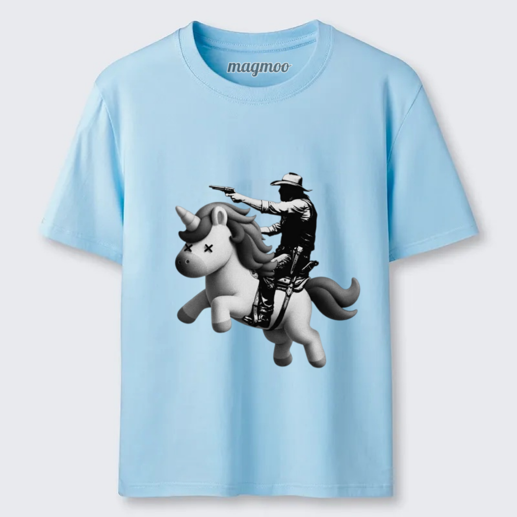 Magmoo Cowboy and Unicorn T-shirt