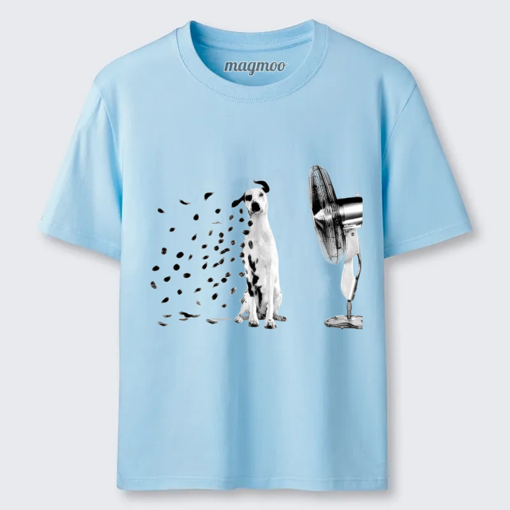 Magmoo Dalmatian Fan Blow T-shirt
