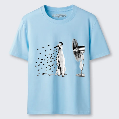 Magmoo Dalmatian Fan Blow T-shirt