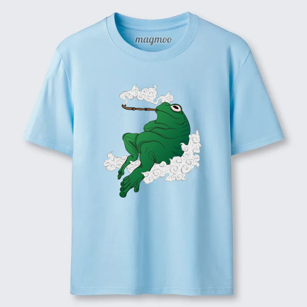 Magmoo Zen Smoking Frog T-shirt