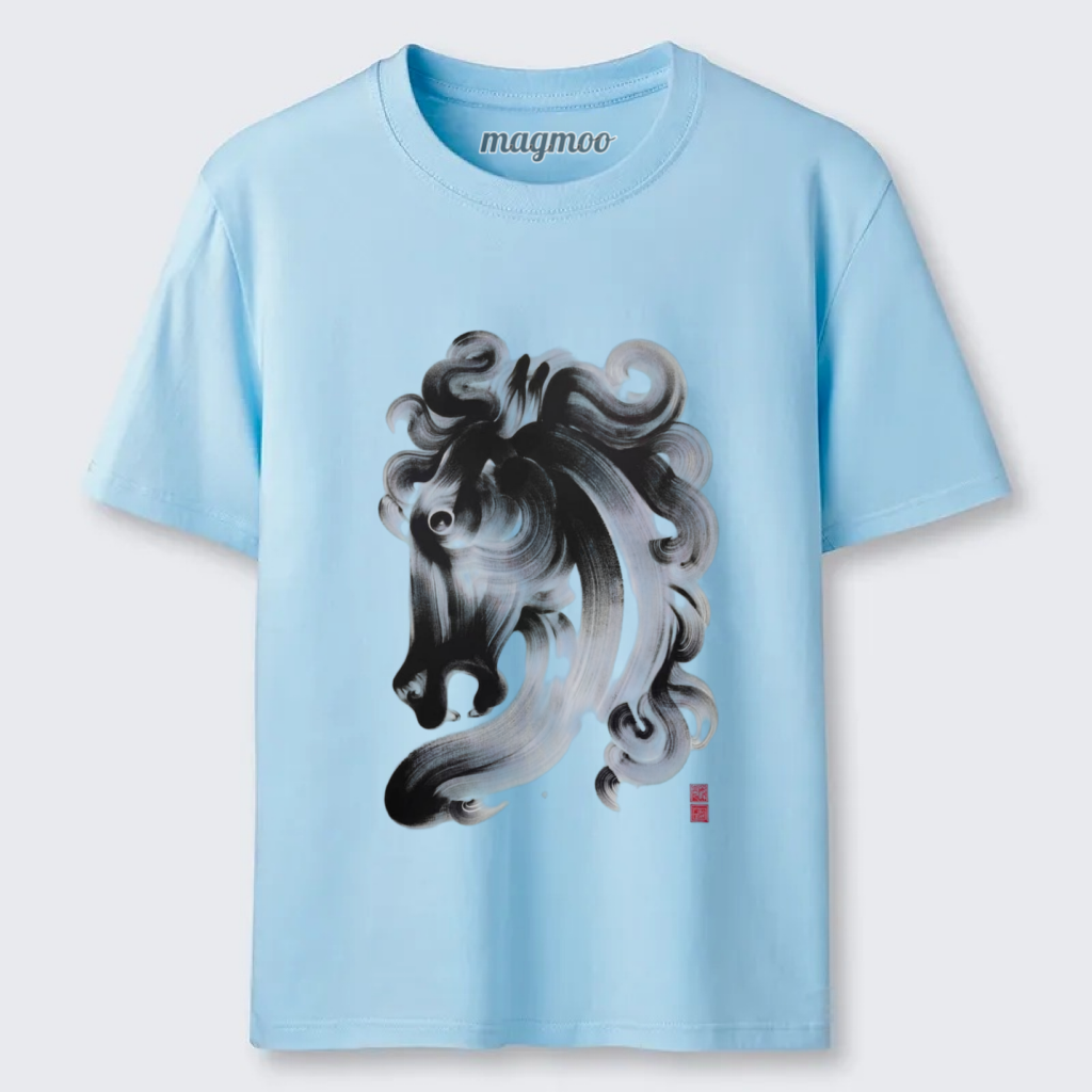 Magmoo Ink Brush Horse T-shirt