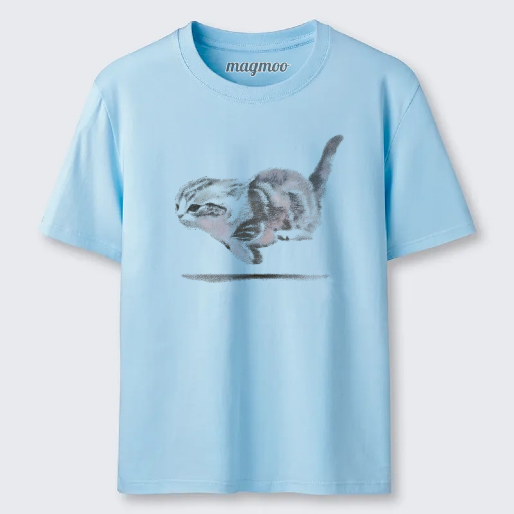 Magmoo Motion Blur Cat T-shirt
