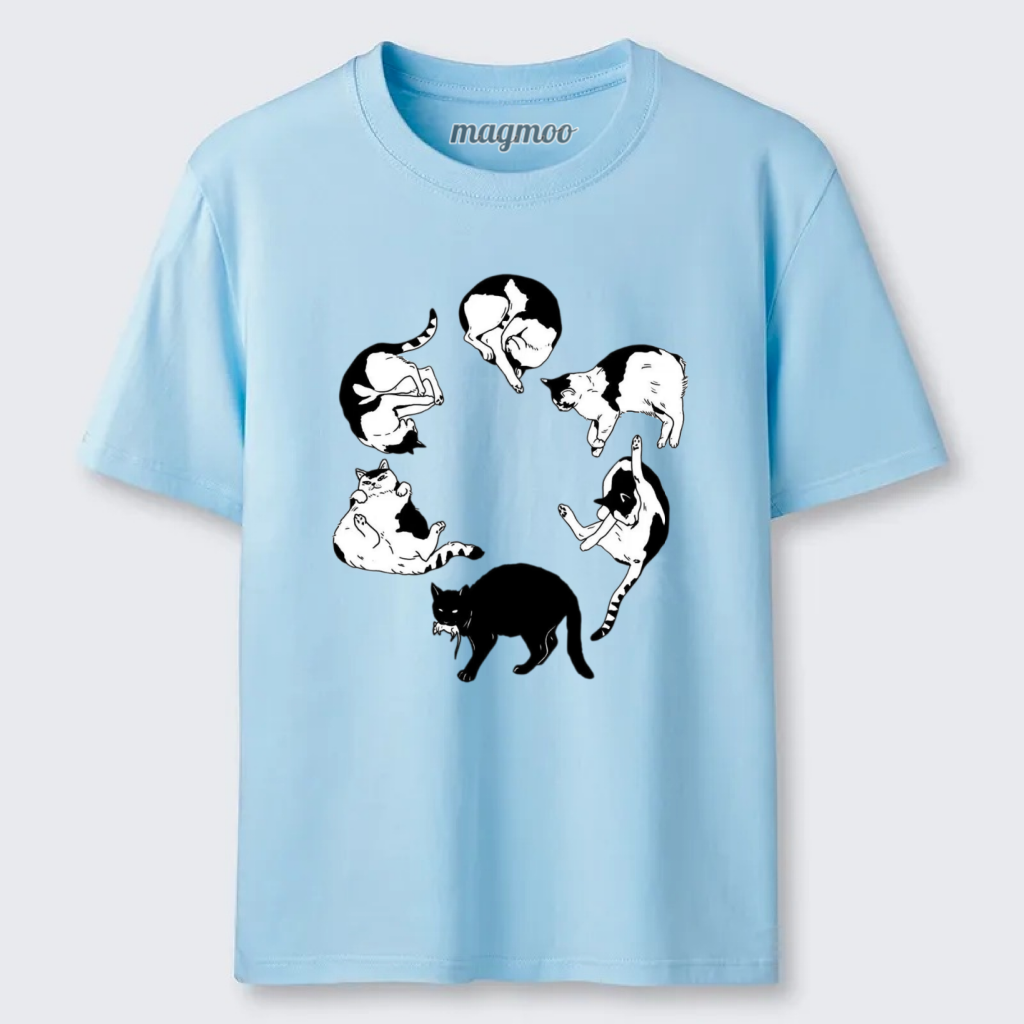 Magmoo Circle of Cats T-shirt