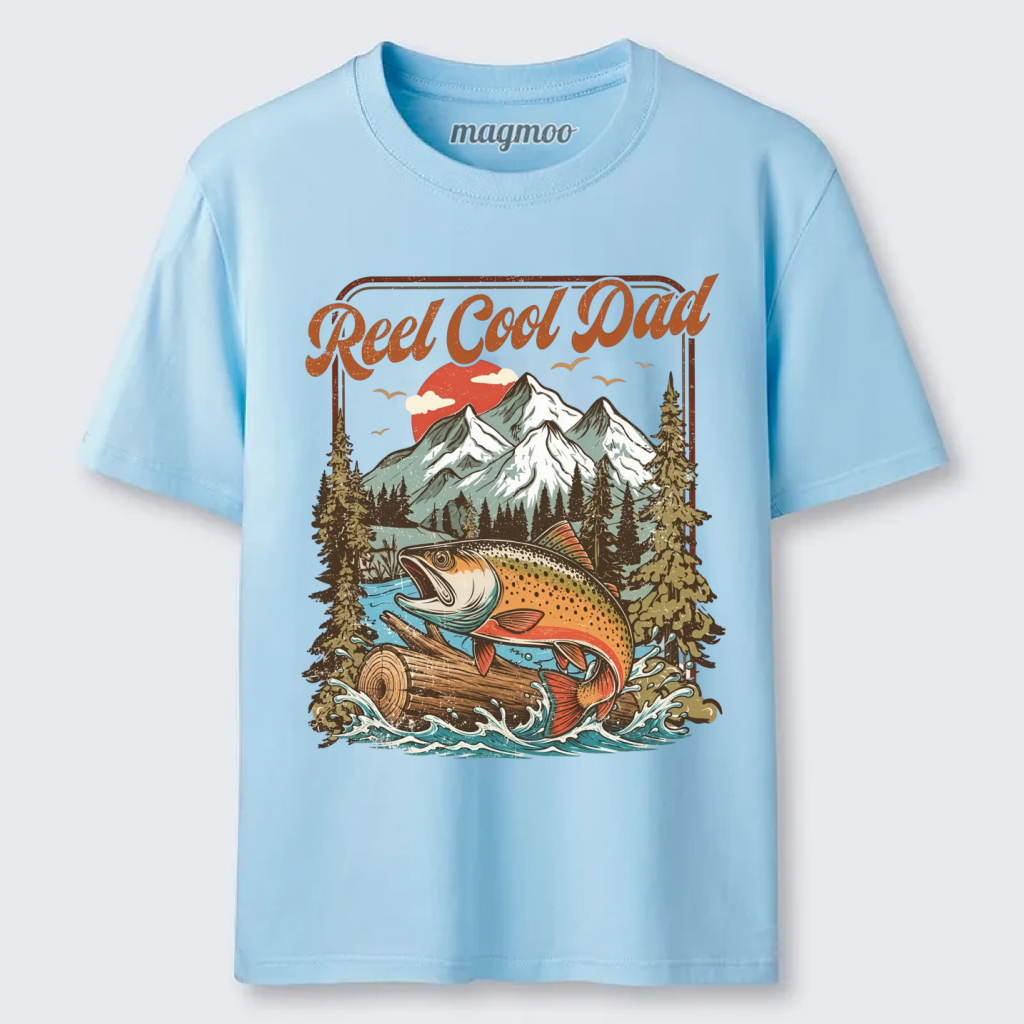 Magmoo Reel Coll Dad T-shirt