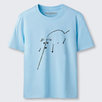 Magmoo Line Art Pup T-shirt