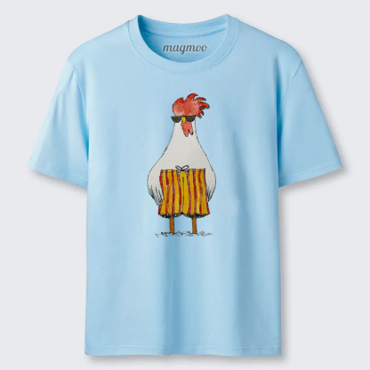 Magmoo Beach Vacation Rooster T-shirt