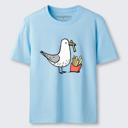 Magmoo Fry Thief Seagull T-shirt