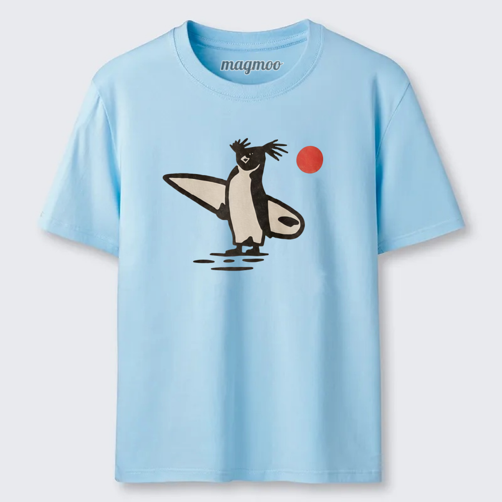 Magmoo Surfer Penguin T-shirt