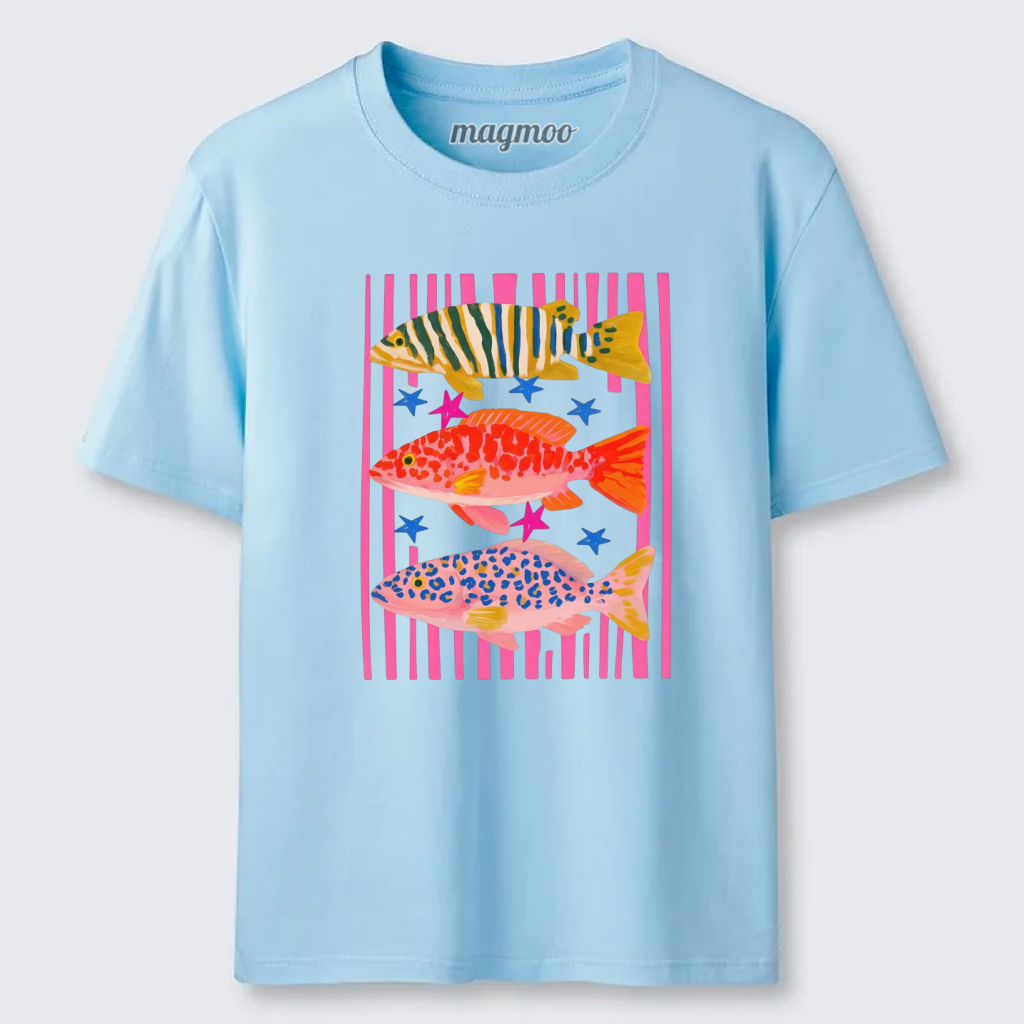 Magmoo Tropical Fish Trio T-shirt