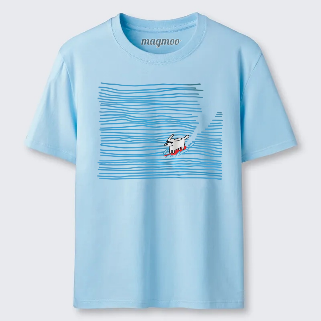 Magmoo Wave Surf Dog T-shirt