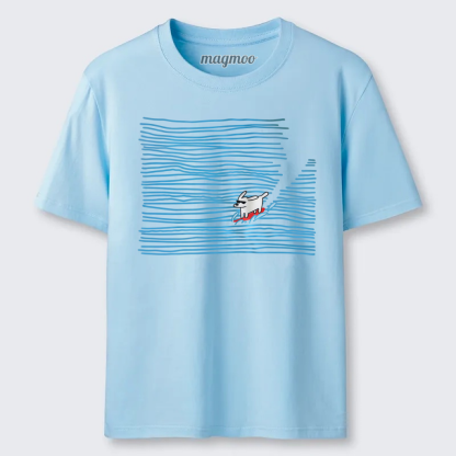 Magmoo Wave Surf Dog T-shirt