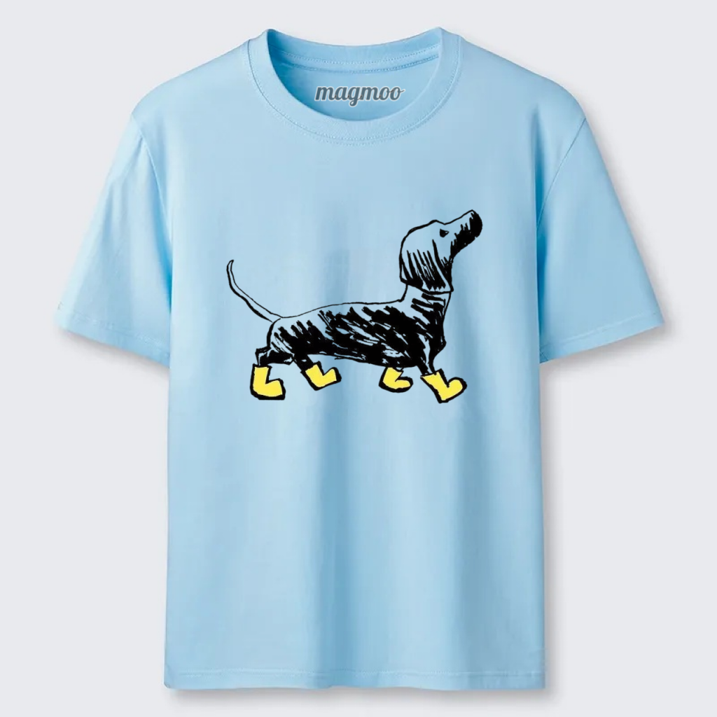 Magmoo Dachshund In Rain Boots T-shirt