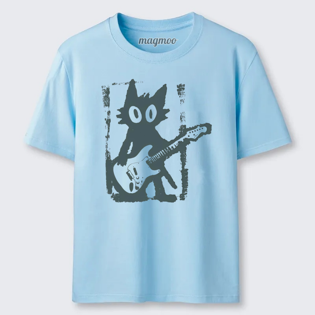 Magmoo Rock Star Cat Classic T-shirt