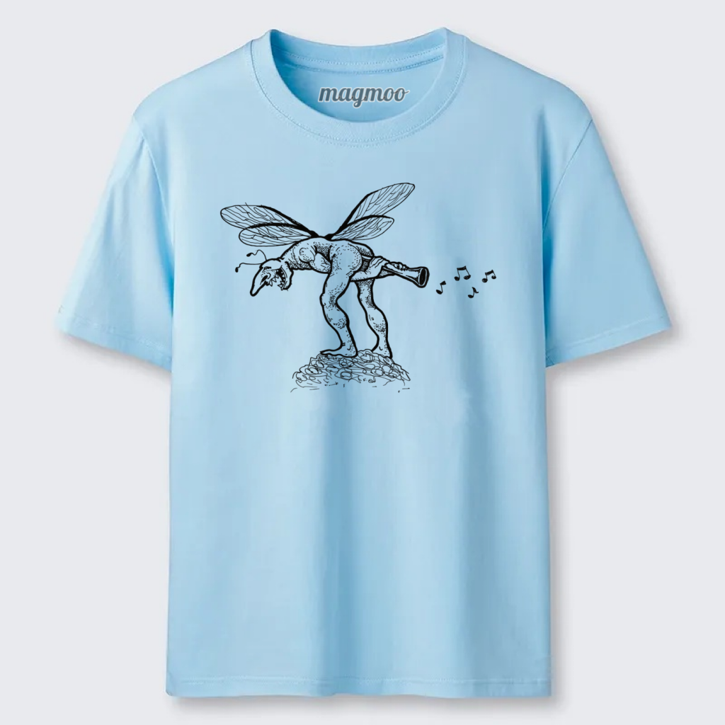 Magmoo Horn Playing Goblin Fairy Classic T-shirt