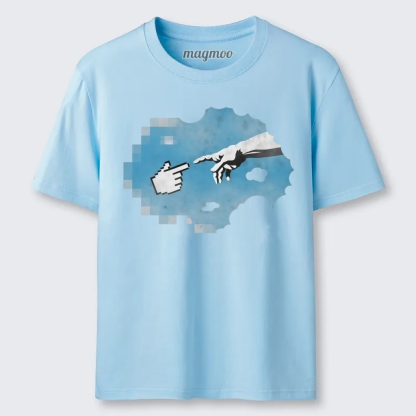 Magmoo Pixel Creation Hands Classic T-shirt