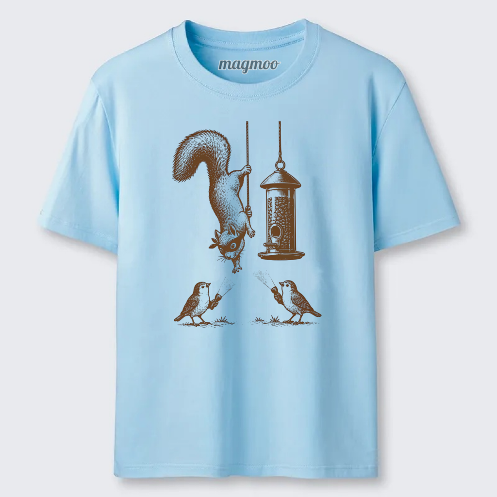 Magmoo Funny Squirrel Birds Classic T-shirt