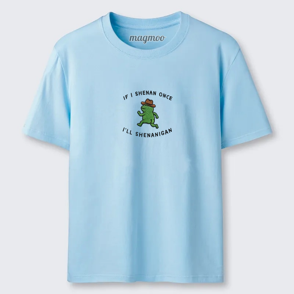 Magmoo If I Shenan Once I'll Shenanigan Frog Classic T-shirt