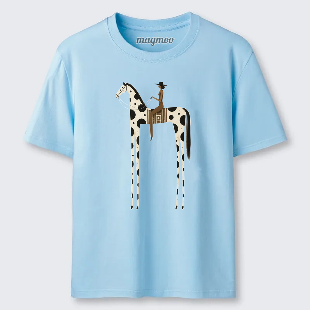 Magmoo Tall Spotted Horse Rider Classic T-shirt