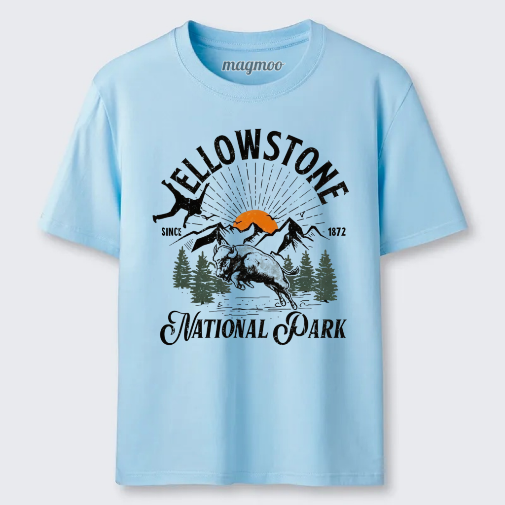 Magmoo Bison Yellowstone National Park Classic T-shirt