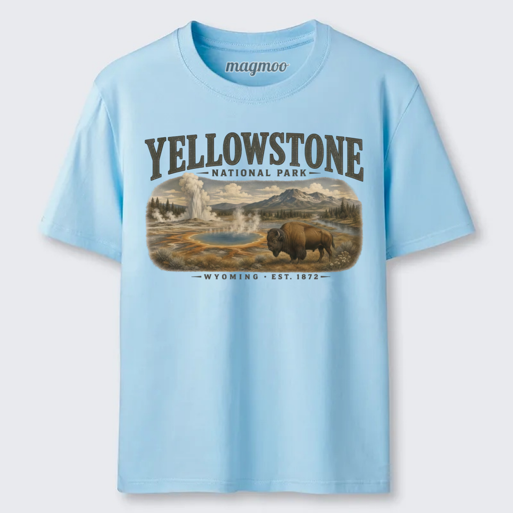 Magmoo Yellowstone National Park Classic T-shirt