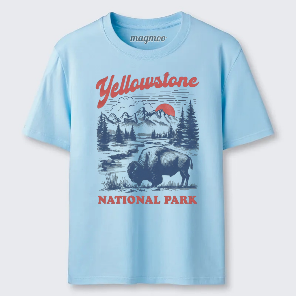 Magmoo Yellowstone National Park Nature Classic T-shirt