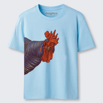 Magmoo Peeking Rooster T-shirt
