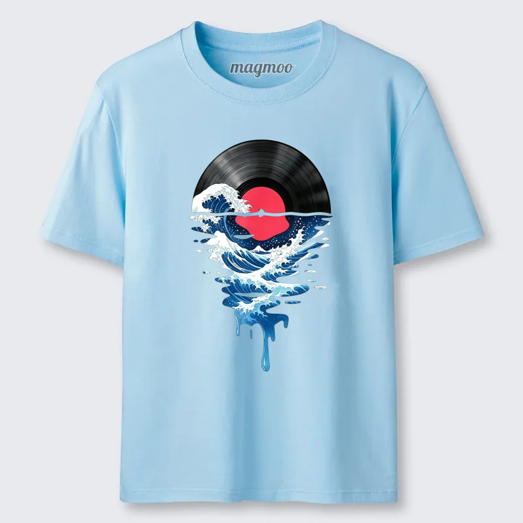 Magmoo Vinyl Records And Waves Classic T-shirt