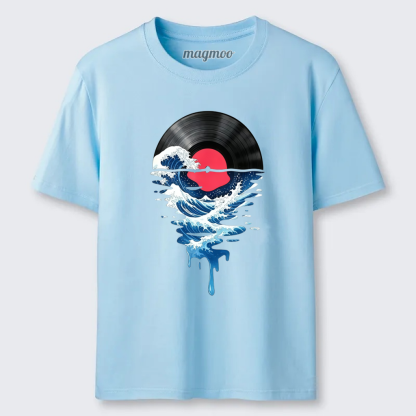 Magmoo Vinyl Records And Waves Classic T-shirt