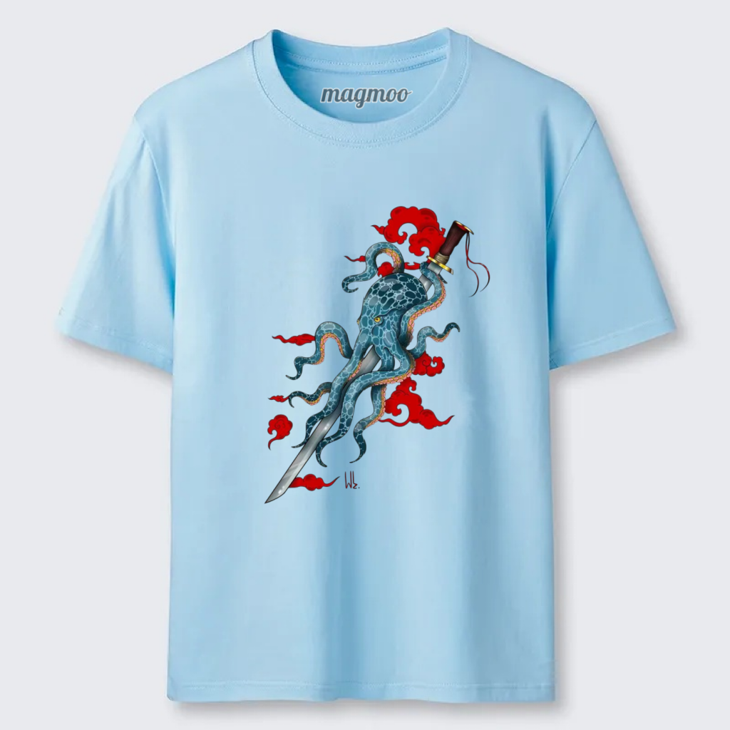 Magmoo Samurai Octopus T-shirt