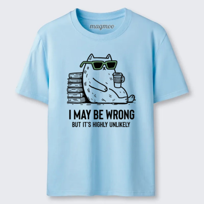 Magmoo Cool Cat Coffee Book Funny Meme Classic T-shirt