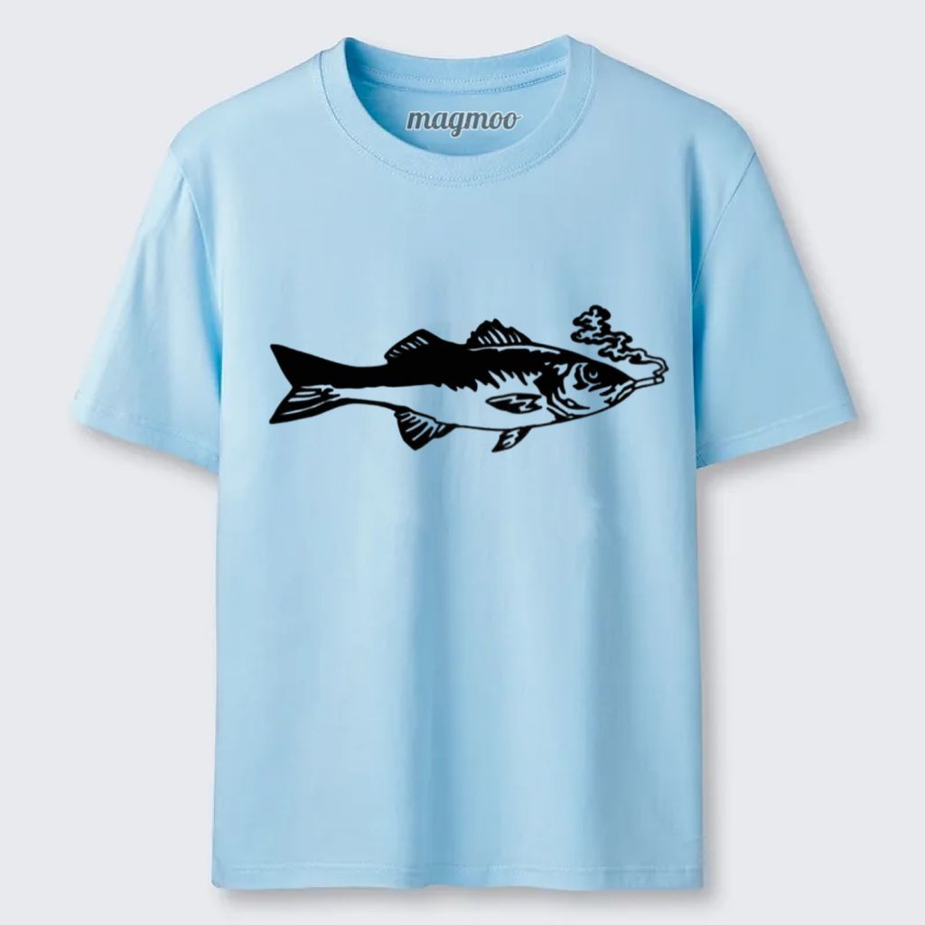 Magmoo Smoking Fish T-shirt