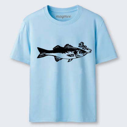 Magmoo Smoking Fish T-shirt