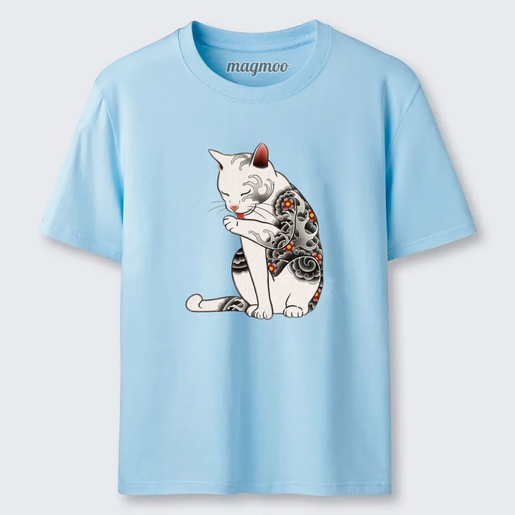 Magmoo Tattoo Yakuza Cat T-shirt