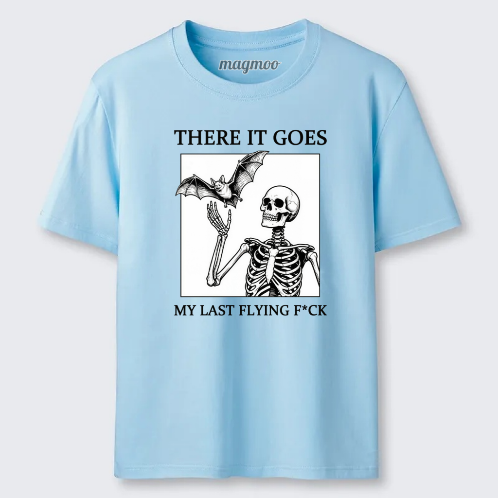 Magmoo Funny Skeleton Bat Meme Classic T-shirt