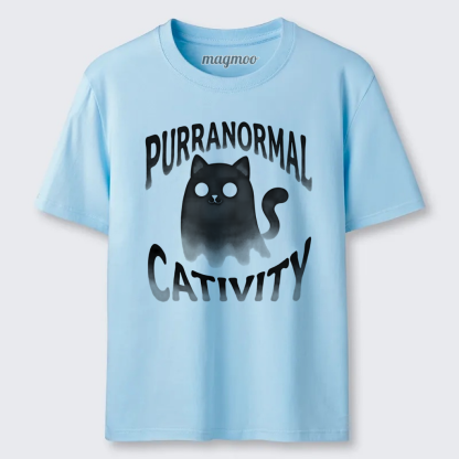 Magmoo Funny Ghost Cat Meme Classic T-shirt