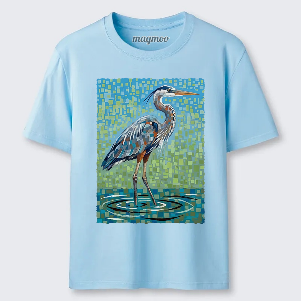 Magmoo Color Block Heron Classic T-shirt