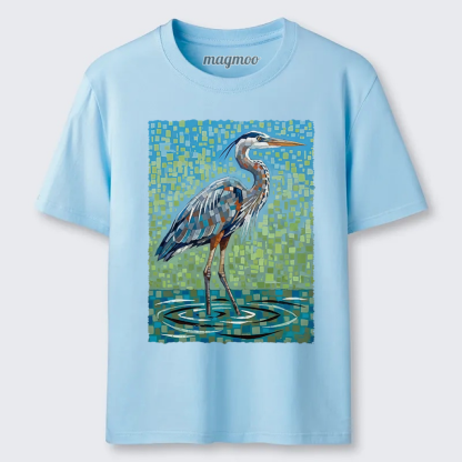 Magmoo Color Block Heron Classic T-shirt