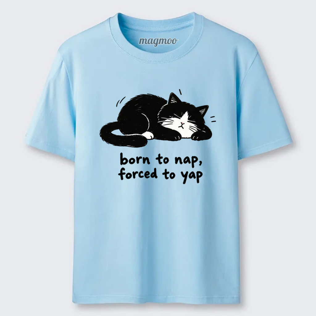 Magmoo Cute Lazy Cat Funny Meme Classic T-shirt