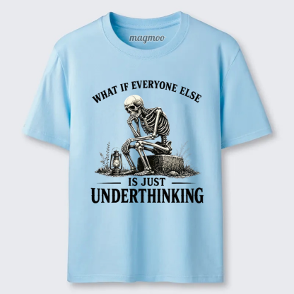 Magmoo Skeleton Deep Thought Meme Classic T-shirt