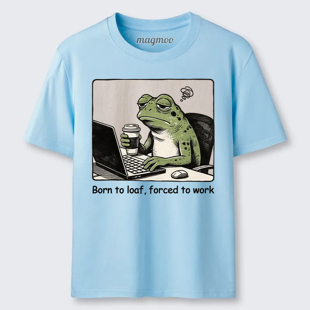 Magmoo Working Frog Coffee Meme Classic T-shirt
